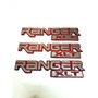 Par Emblemas Laterales Ford Ranger Xlt Rojos 1987-2000 