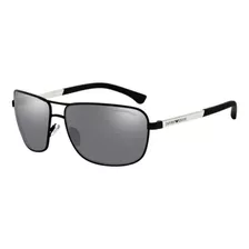 Gafas De Sol Emporio Armani Ea2033 3001z3 64, Gris Espejado, Color Negro