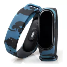 Pulseira Smartwatch Camuflada Miband 6/5/4 M5 M4 + Película