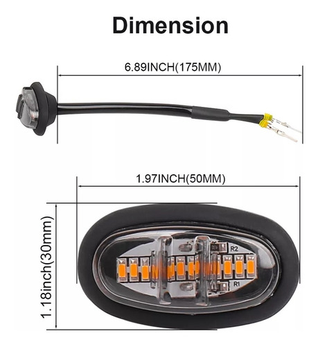 Kit 6 Pieza Luz Led Ford Raptor Parrilla Universal mbar Drl Foto 2