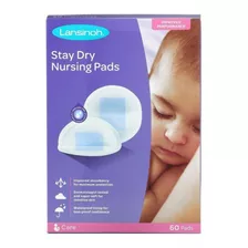 Absorbentes De Leche Desechables Lansinoh Stay Dry 60 Unid