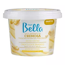 Cera Micro-ondas Cremosa Chocolate Branco Depil Bella 200g