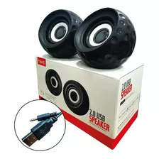 Parlantes Para Pc Usb Negro Hv-sk486