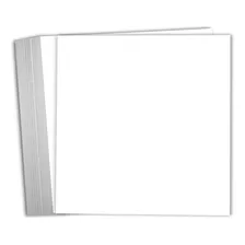 Papel De Cartulina Blanco De Scrapbook 6x6, 80 Lb, Paqu...