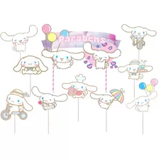 Topo De Bolo Cinnamoroll 10 Peças 