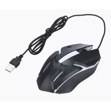 Mouse Gamer Óptico Usb Com Led 1000dpi Jogos Vision Yt2043