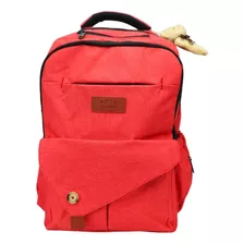 Bolsa Mochila Maternidade Executiva Impermeável Cor Vermelho