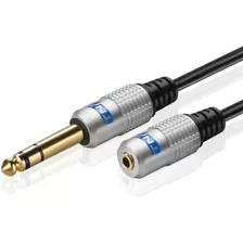 Cable Adaptador De Audio 3,5mm Hembra A 6,35 Mm Macho | 1 M