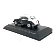 Miniatura De Um Fusca Da Polícia Civil De São Paulo.