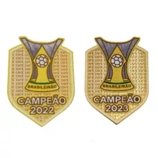 Kit Patch Palmeiras Bicampeão Brasileiro 2022 2023 Campeão