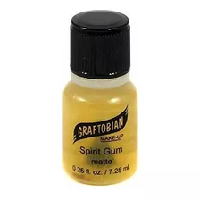 Graftobian Spirit Gum 0,25 Onza De Teatro Adhesivo.