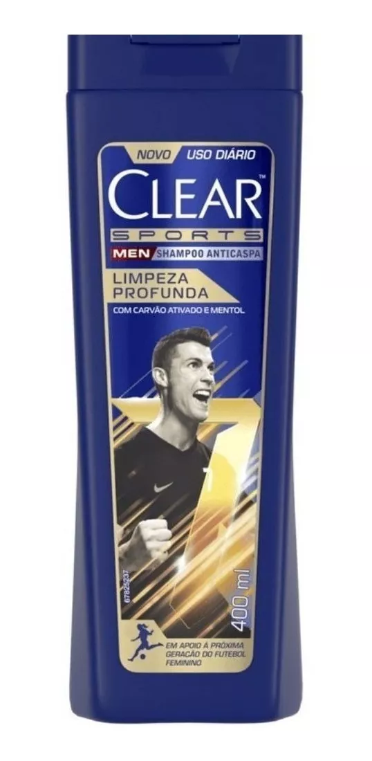  Shampoo Limpeza Profunda Clear 400ml