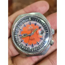 Relogio Orient King Diver Mostrador Raro Laranja Original 