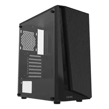 Gabinete Gamer Indux Preto Lateral Vidro - Vinik - Ggivtbk Cor Cinza-escuro