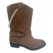 Botas Vaqueras Café Ugg Dama Tallas 23, 24 Y 25mx Piel