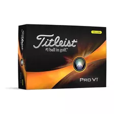 Pelotas De Golf Titleist Pro V1 Por Docena - 3 N Golf Color Amarillas