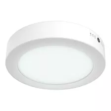 Lampara Sobreponer Techo Blanco 12w Luz Día 12ptlledr65mvb