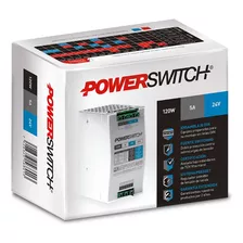 Fuente Riel Din Powerswitch Gab. Metalico 24v 5a Ip20