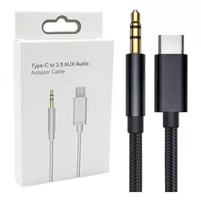 Cable Tipo C A Plug Auxiliar 3.5mm Audio Hi-fi Usb 1 Metro