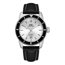 Calendario De Cuero Paulareis Para Hombre, Relojes Automáticos, Correa De Color Cuero/blanco