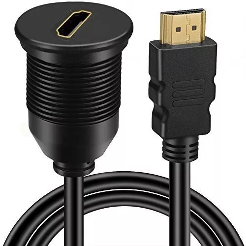 Batige Hdmi Male To Female Mount Mount Flush Extension Cable