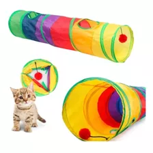 Túnel De Gato Brinquedo Interativo Pet Labirinto Dobrável