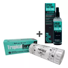 Tropical Derm Fix Pro 15x10m Tatuagem + Sealing Spray 240ml