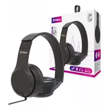 Auriculares Audifonos Inkax Wh-02 Negros C/microfono Color Negro Color De La Luz Azul