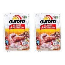 Kit 2 Linguiça Tipo Calabresa Defumada 2,5kg Aurora