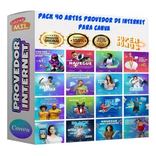 Pack Canva Provedor De Internet Arquivos Editável 40 Artes
