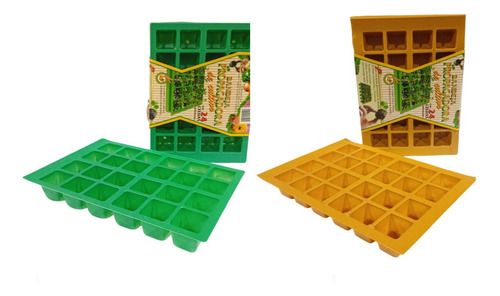 Set 6 Bandejas De Cultivo 24 Celdas Rigidas Aquaflex