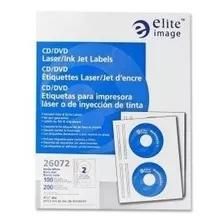 Eli26072 - Etiqueta Elite Elite Cd /dvd Laser /inkjet