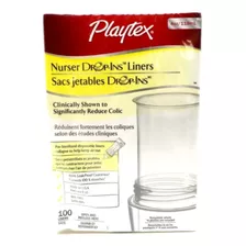 Playtex ,bolsas Mamadera Playtex Drop-ins 118 Ml X 100u