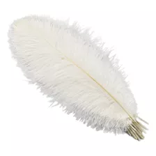 Plumas De Avestruz Blancas 