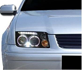 Volkswagen Jetta A4 1999 2007 Faros Ojo Angel Led 2005 2000 Foto 2