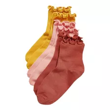 Calcetines Niña Old Navy Pack De 3 Ruffle Multicolor