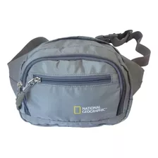 Banano National Geographic Nomade Riñonera Outdoor Bng3021 Color Gris Diseño De La Tela Liso