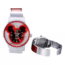 Reloj Pulsera Brazalete Mickey Mouse