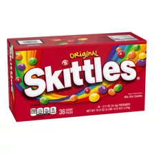 Caramelos Skittles Originales, Empaques Individuales De 2.17