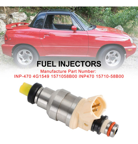 Inyectores De Combustible Para Chevy Tracker Suzuki Sidekick Foto 4