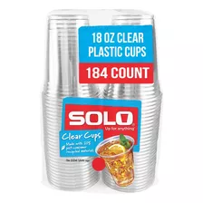 Solo Cup Company - Vasos De Plastico Reciclado Transparente 