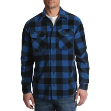 Camisa Wrangler Hombre En Fleece Tipo Leñadora-envio Gratis