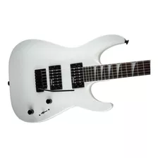 Guitarra Eléctrica Jackson Js Series Js22 Dka Dinky De Álamo Snow White Brillante Con Diapasón De Amaranto