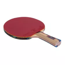 Paleta De Ping Pong Giant Dragon Professional Negra Y Roja Fl (cóncavo)