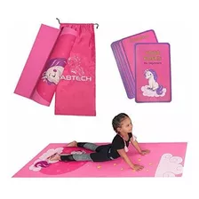 Yoga Mat Niños Set - Diversión Unicornio Yoga Mat Para Niñas