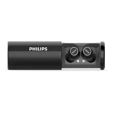 Auriculares Inalámbricos Bt Philips Tast702 5mw 6mm Color Negro