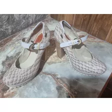 Zapatos Originales Velez Con Plataforma