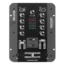 Consola Mixer Moon Mdj 206 Dj Stereo 2 Canales 5 Entrada