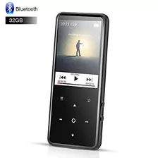 Reproductor De Mp3 Con Bluetooth Pantalla Tft A Color De 24 