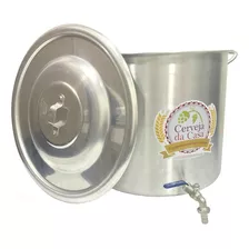 Panela Para Derreter Vela Parafina Glicerina 8,3l + Torneira